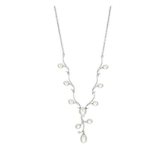 Колье женское серебряное MIROLLA CAA018TL с жемчугом/цирконием в Концепт Клаб