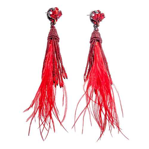 серьги Jaffrey de Marenta ER808016 красные, бордовые в Концепт Клаб