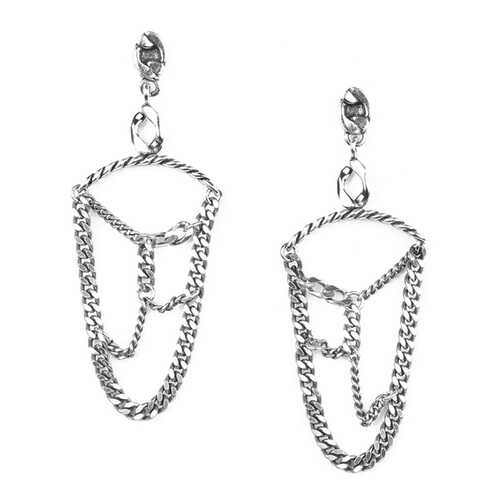 Серьги женские ORI TAO OT-12-29062 серебристые в Концепт Клаб