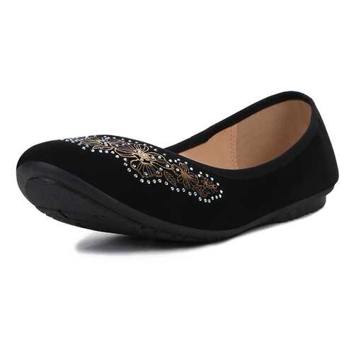 Балетки женские T.Taccardi 28406130 черные 40 RU в Концепт Клаб