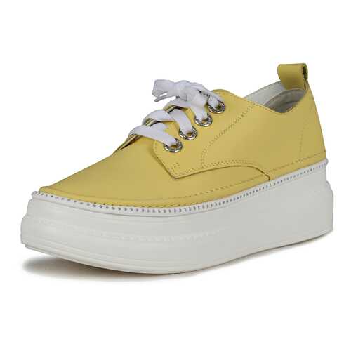 Кеды женские Alessio Nesca K0611LC-1C желтые 40 RU в Концепт Клаб