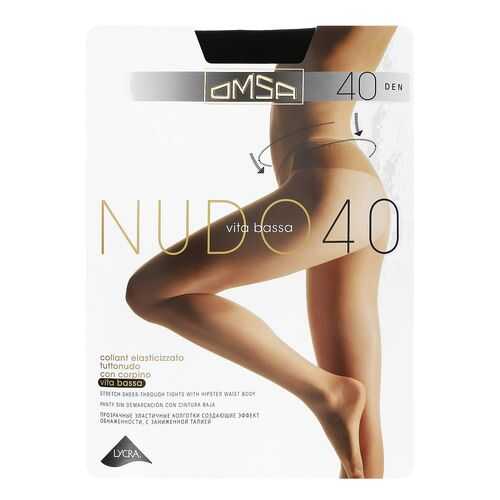 Колготки Omsa NUDO 40 VITA BASSA / Nero (Черный) / 3 (M) в Концепт Клаб