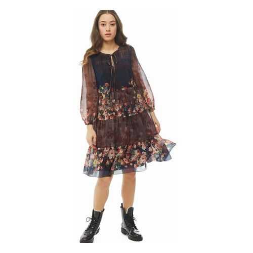Платье женское VERA MONI BU3658/20128/1 коричневое 38 в Концепт Клаб