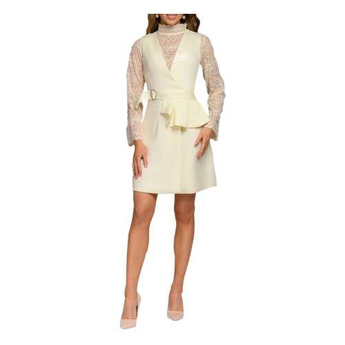Вечернее платье женское D&M by 1001DRESS 0112001-30021VA желтое L в Концепт Клаб